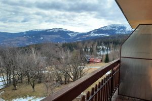 Karpacz Halny - widok z balkonu